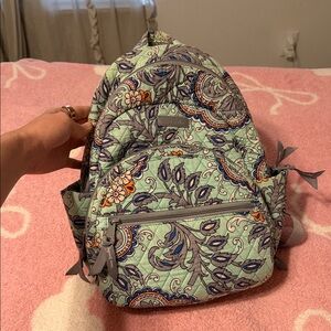 Vera Bradley Fan Flowers Backpack